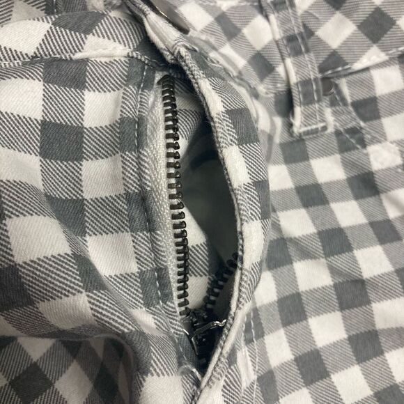 TRU LUX JEANS Gingham Black & White Size 12 Inseam 28” - Picture 7 of 12